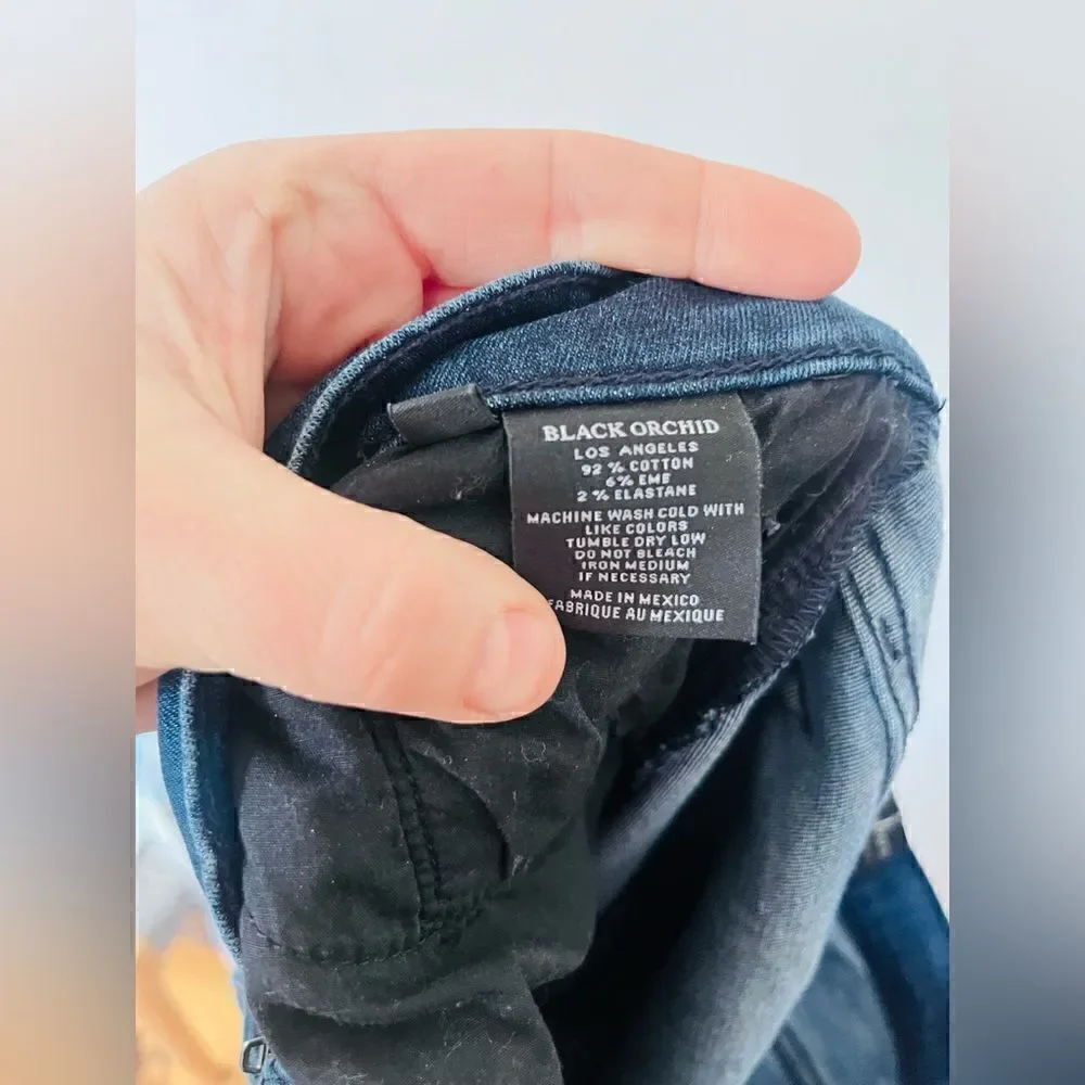 Black orchid | Noah ankle frayed jeans | size 28